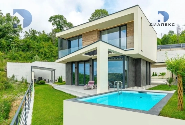 Современный коттедж 138 м2 в стиле HI-TECH